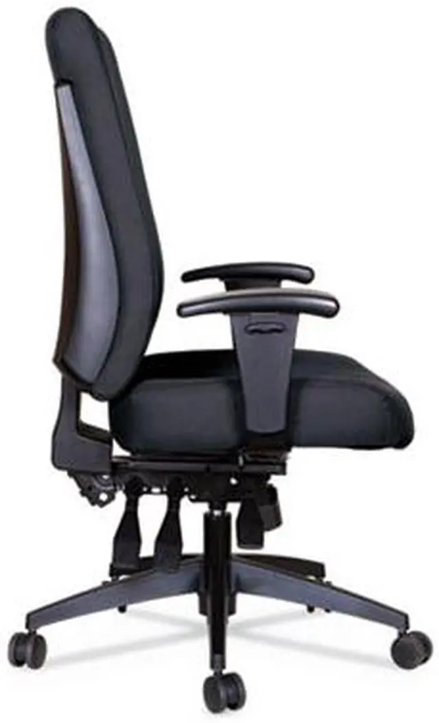 Alt view image 9 of 20 - Alera Wrigley Series 24/7 High Performance High-Back Multifunction Task Chair Black HPT4101