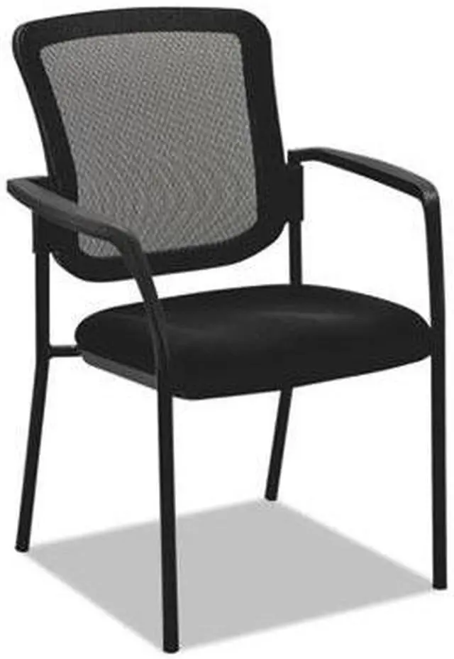 Alt view image 16 of 20 - Alera - EL4314 - Mesh Guest Stacking Chair, Black