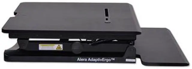 Alt view image 13 of 20 - Alera AdaptivErgo Sit-Stand Lifting Workstation 26 3/4 x 31 x 19 5/8 Black