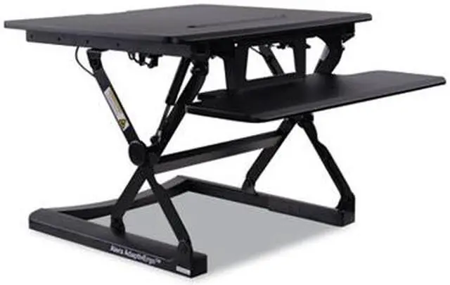 Alt view image 11 of 20 - Alera AdaptivErgo Sit-Stand Lifting Workstation 26 3/4 x 31 x 19 5/8 Black