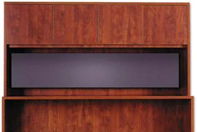 Alt view image 5 of 20 - Alera Valencia Tackboard For Open Storage Hutch, 62 3/8w x 1/2d x 14h, Charcoal
