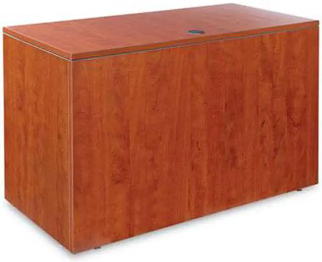 Alt view image 5 of 8 - Alera Valencia Series Reversible Return/Bridge Shell, 47 1/4w x 23 5/8d, Cherry