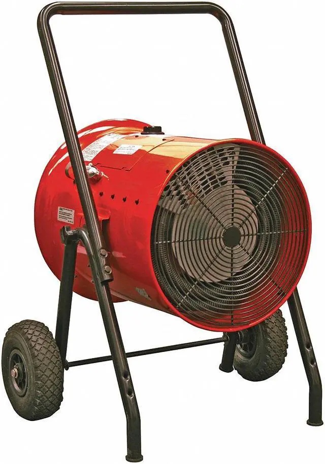 Alt view image 2 of 2 - QMARK MEDH1583A Portable Electric Salamander Heater, 15KW, 208V AC, 3 Phase,