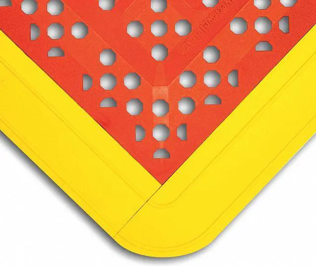 Alt view image 6 of 6 - WEARWELL 546 Interlocking Drainage Mat Kit, 5/8 in Thickness, 30 in L, Red