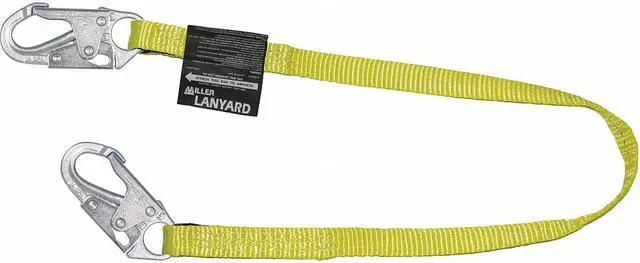 Main image of HONEYWELL MILLER 213WLS-Z7/4FTYL Positioning/Restraint Lanyard, 4 ft. Length,