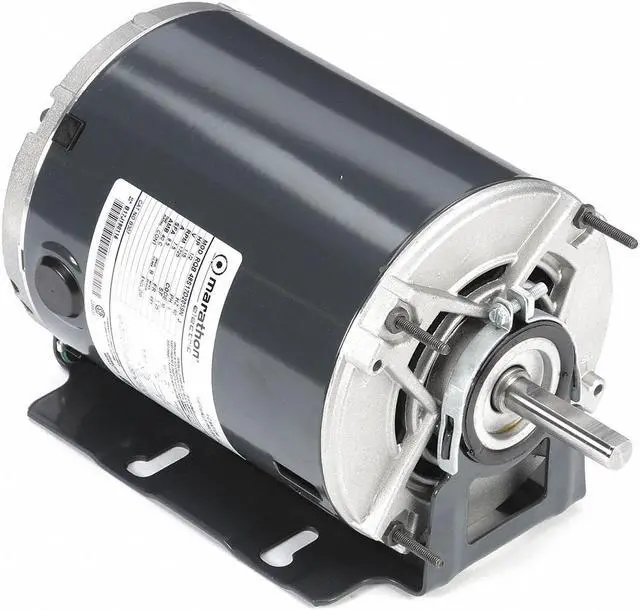 Alt view image 2 of 2 - MARATHON MOTORS 048S17D2059 Condenser Fan Motor,1/2 HP,48Y Frame