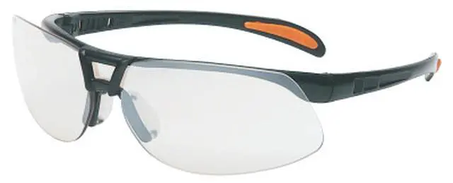 Alt view image 2 of 2 - Protégé Eyewear, Sct-Reflect 50 Lens, Ultra-Dura, Metallic Black Frame, Nylon