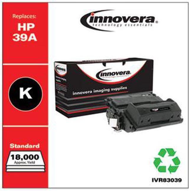 Alt view image 10 of 18 - Innovera Compatible Black Toner Cartridge (Alternative for HP 39A/Q1339A)