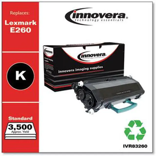Alt view image 9 of 15 - Innovera Remanufactured E260A21A E60D Toner IVR83260
