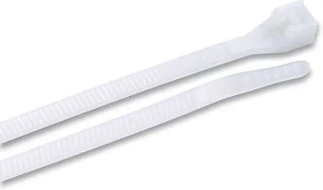 Alt view image 4 of 10 - Standard Cable Ties with Doublelock, 75 Lb Tensile Strength, 8 In, Natural, 1,000/Bag