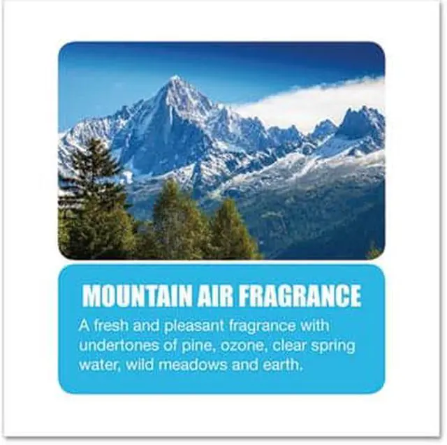 Alt view image 5 of 5 - Metered Concentrated Room Deodorant Mountain Air Scent 7 oz Aerosol Spray 12/Carton 046300