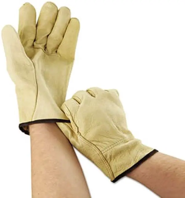 Alt view image 10 of 13 - Unlined Pigskin Driver Gloves Cream Large 12 Pairs