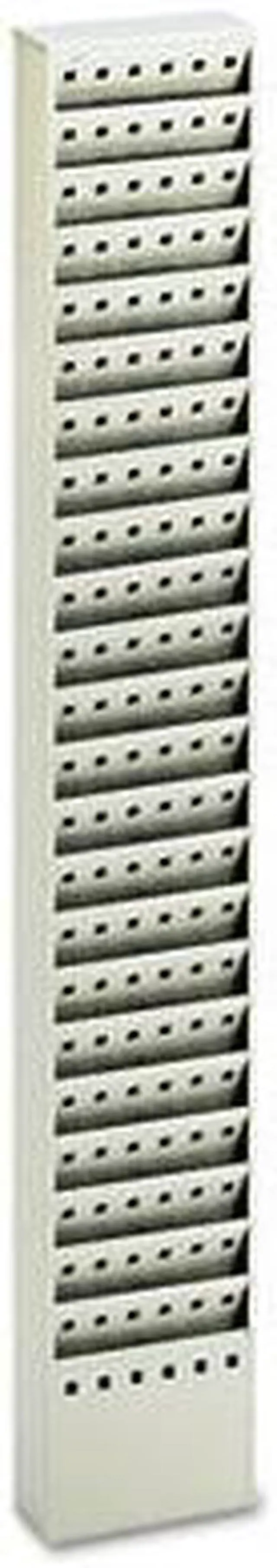 Alt view image 14 of 20 - Safco Steel Magazine Rack 23 Compartments 10w x 4d x 65-1/2h Gray 4322GR