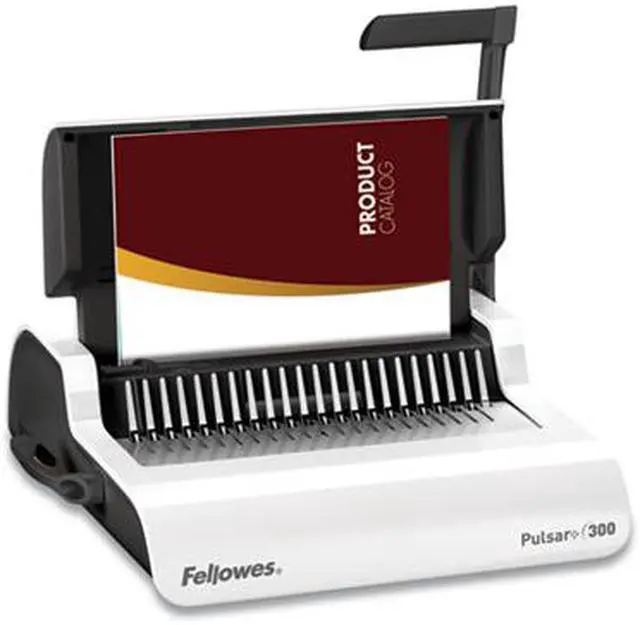 Alt view image 8 of 13 - Fellowes Inc. Pulsar Manual Comb Binding System, White Pulsar Manual Comb Binding System