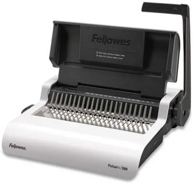 Alt view image 2 of 13 - Fellowes Inc. Pulsar Manual Comb Binding System, White Pulsar Manual Comb Binding System