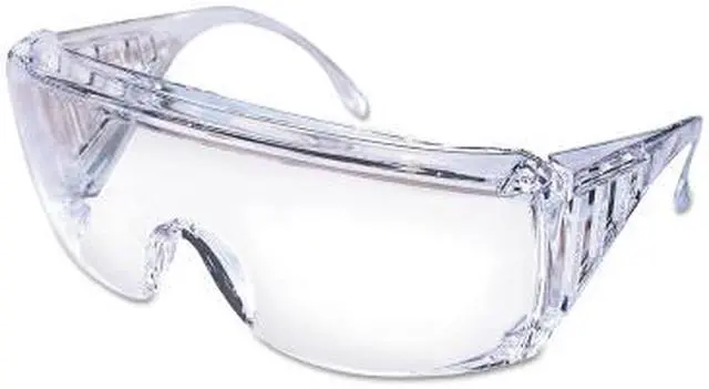 Alt view image 2 of 5 - Yukon 9810 Protective Eyewear, Clear Coated Polycarbonate Lenses, Clear Frame