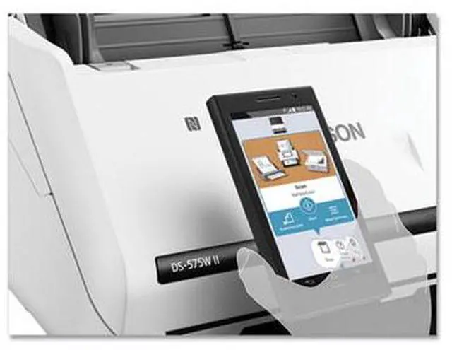 Alt view image 5 of 14 - Epson DS-575W II Contact Image Sensor CIS Duplex Document Scanner