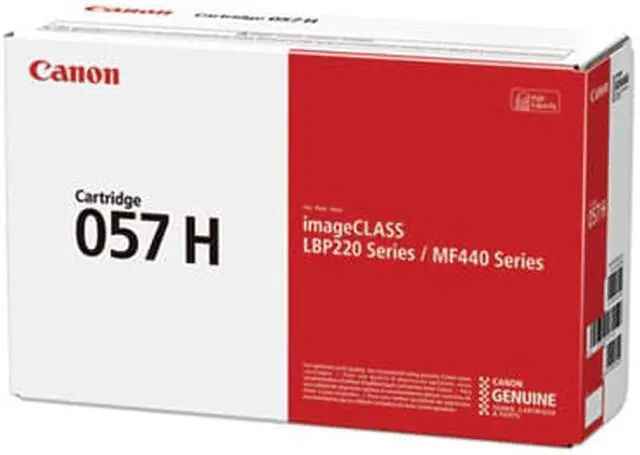 Alt view image 3 of 15 - Canon 057H Original Toner Cartridge Black 3010C001
