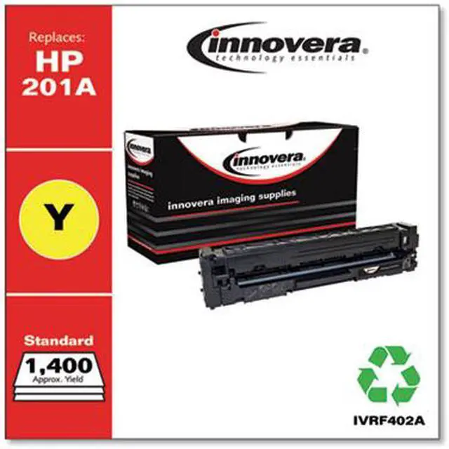 Alt view image 6 of 13 - Innovera Compatible Yellow Toner Cartridge Replacement for HP 201A CF402A
