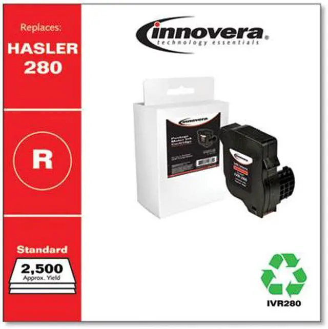 Alt view image 13 of 13 - Innovera Remanufactured Hasler IMINK2 (IM-280) Postage Meter Ink Red