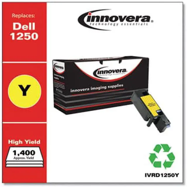 Alt view image 7 of 20 - Innovera Remanufactured Dell 331-0779 (1250) High-Yld Toner, 1400 Page-Yld, Yellow