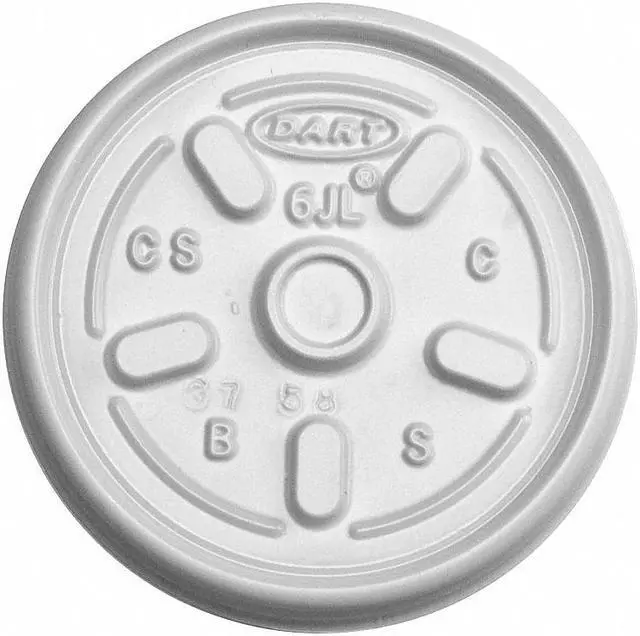 Alt view image 3 of 4 - Dart Non-Vented Cup Lids f/6 oz Cups 2 3-1/2 4 oz Food Containers Plastic Trans.