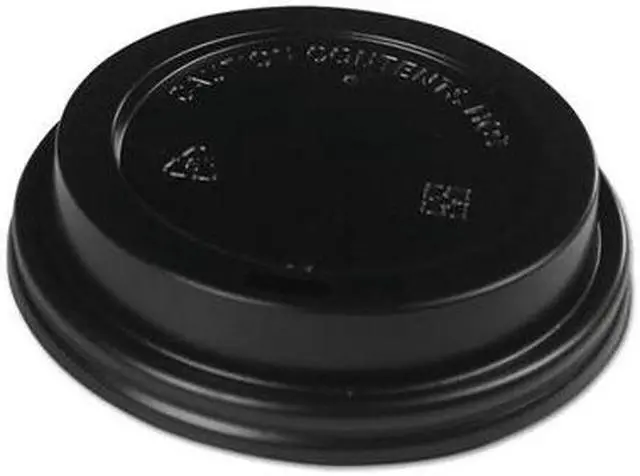 Alt view image 5 of 5 - Boardwalk BWKHOTBL1020 Hot Cup Dome Lids, Fits 10 - 20 Ounces Hot Cups