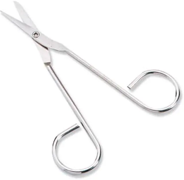 Alt view image 6 of 6 - Nickel Plated Scissors 4-1/2" Silvr