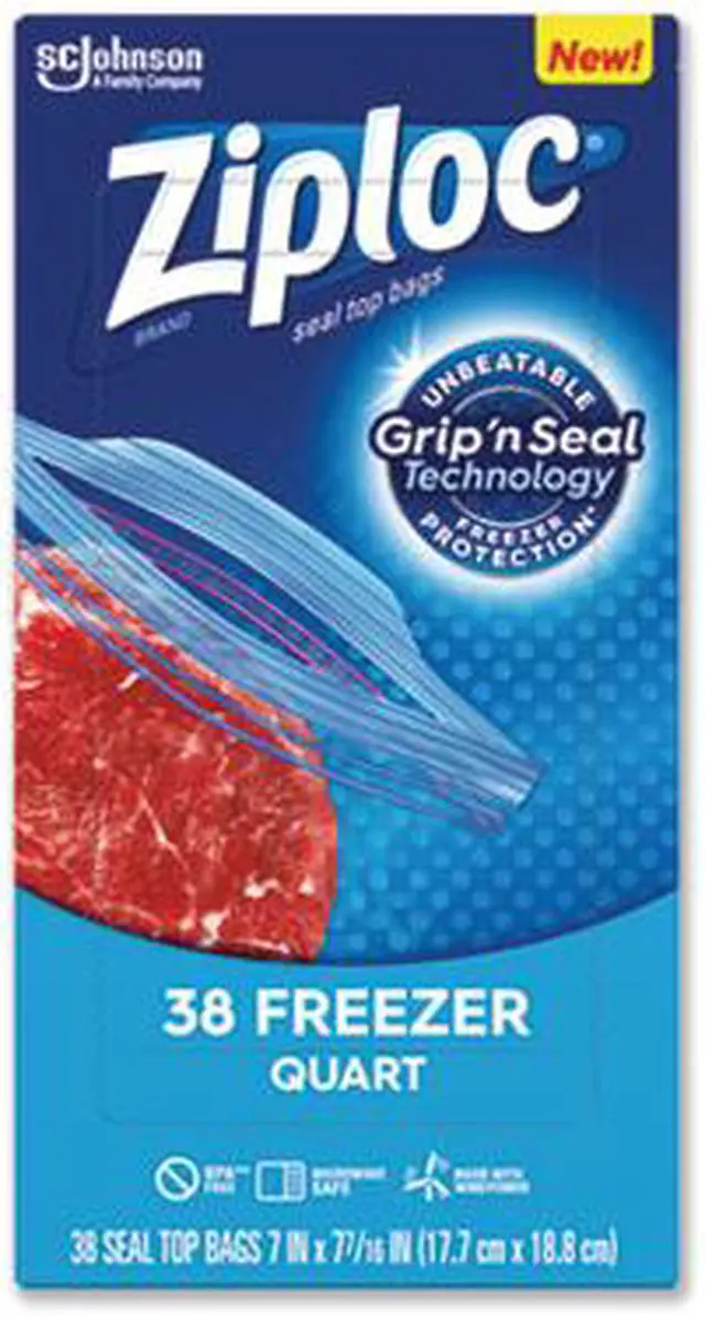 Alt view image 11 of 14 - 00381 Freezer Bag, 1-Qt., 38-Ct. Value Pack - Quantity 1