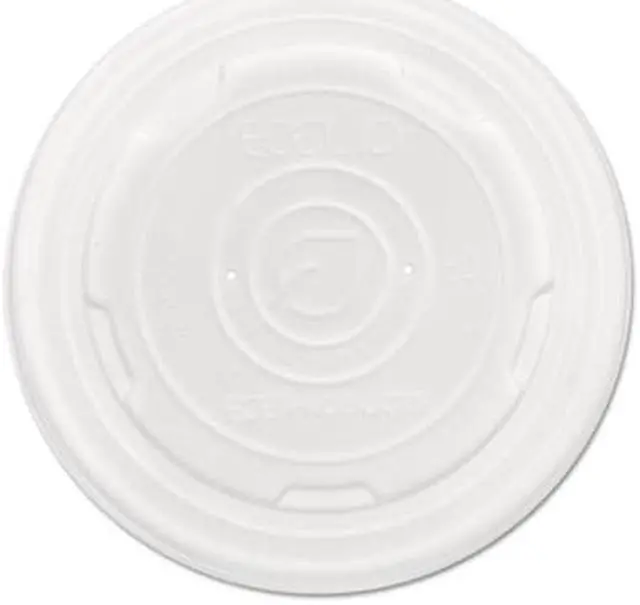 Alt view image 5 of 7 - Eco-Products Lid,Plas,Soup Cups,Wh,500 EPECOLIDSPL