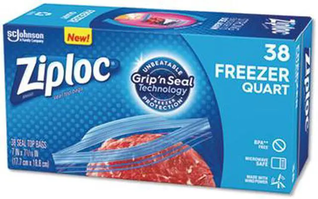 Alt view image 12 of 14 - 00381 Freezer Bag, 1-Qt., 38-Ct. Value Pack - Quantity 1