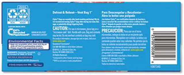 Alt view image 13 of 14 - 00381 Freezer Bag, 1-Qt., 38-Ct. Value Pack - Quantity 1
