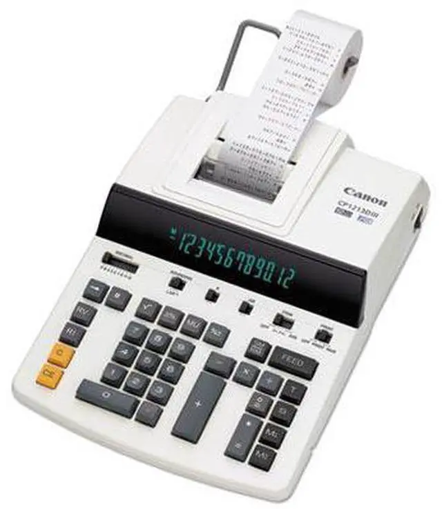 Alt view image 4 of 15 - Canon Calculator,Cp1213diii,Wh 9933B001