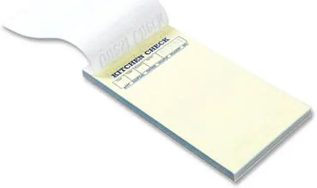 Alt view image 5 of 5 - AmerCareRoyal Book,Ppr Bkd Guest Chk,Gn GC7000-2