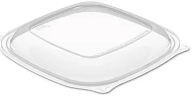 Alt view image 5 of 6 - Dart PresentaBowls Pro Square Lids f/24-32oz Bowls Clear 8.5x8.5 63/Bag 4 Bag/CT