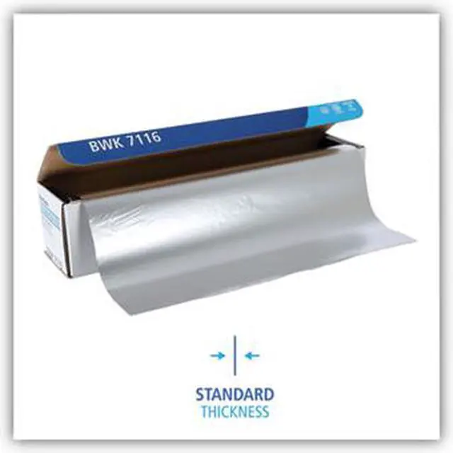 Alt view image 10 of 16 - Premium Quality Aluminum Foil Roll, 18" X 1000 Ft, 16 Micron Thickness, Silver