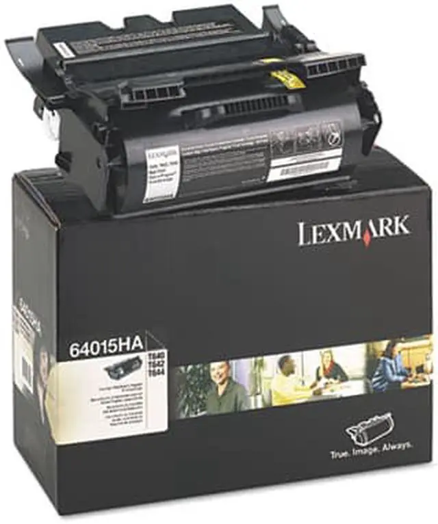 Alt view image 5 of 11 - Lexmark International LEX64015HA Print Cartridge- High Yield- 21000 Page Yield- Black