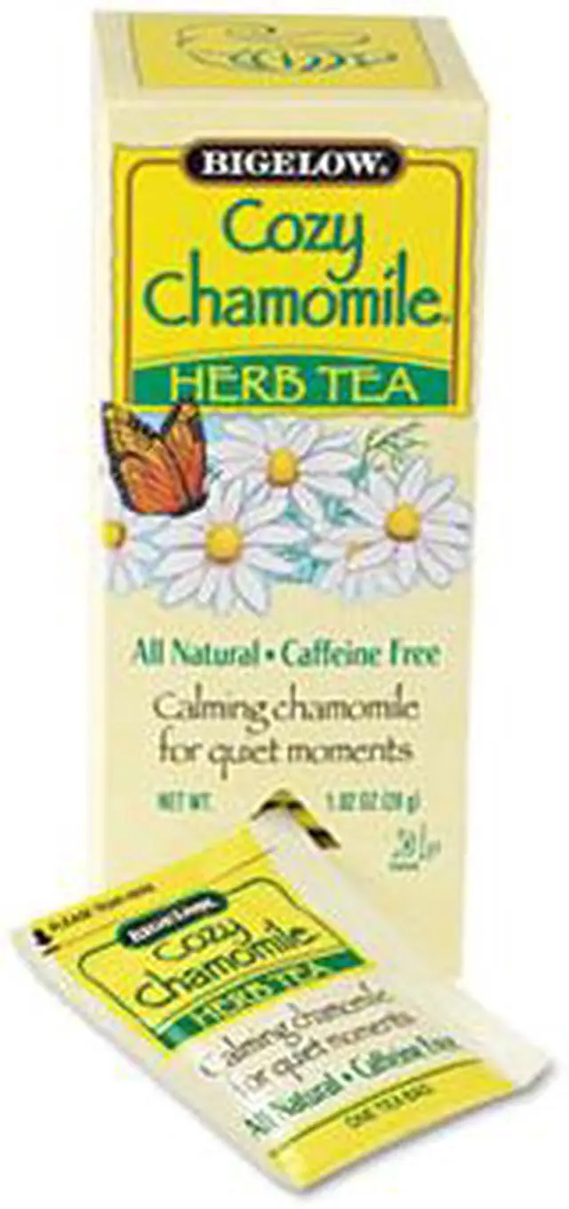 Alt view image 11 of 19 - Bigelow Single Flavor Tea, Cozy Chamomile, 28 Bags/Box 00401