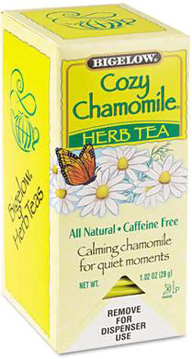 Alt view image 12 of 19 - Bigelow Single Flavor Tea, Cozy Chamomile, 28 Bags/Box 00401
