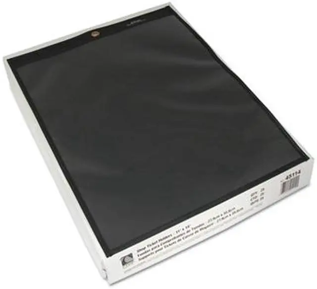 Alt view image 7 of 14 - C-Line Shop Ticket Holders Stitched One Side Clear 75" 11 x 14 25/BX 45114