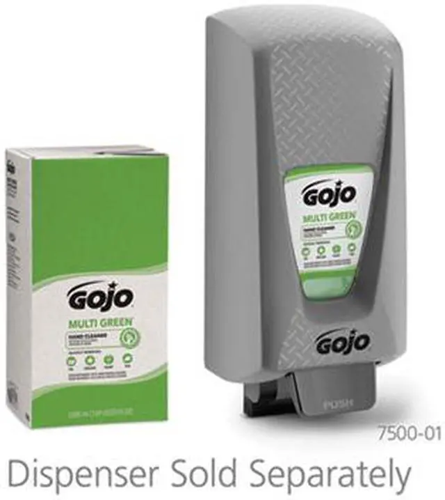 Alt view image 14 of 20 - Gojo MULTI GREEN Hand Cleaner Refill 5000mL Citrus Scent Green 2/Carton 7565