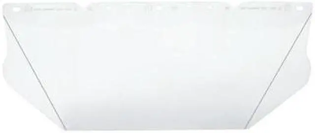 Main image of MSA SAFETY 10115839 V-Gard Visor, Contoured, Clear PC, AF/AS (8"x17"x.06")