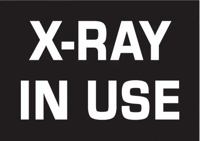Alt view image 2 of 2 - HUBBELL LIGHTING - DUAL-LITE OBN-KIT DIFF SW4 Sign Panel,Wall,Message X-RAY IN