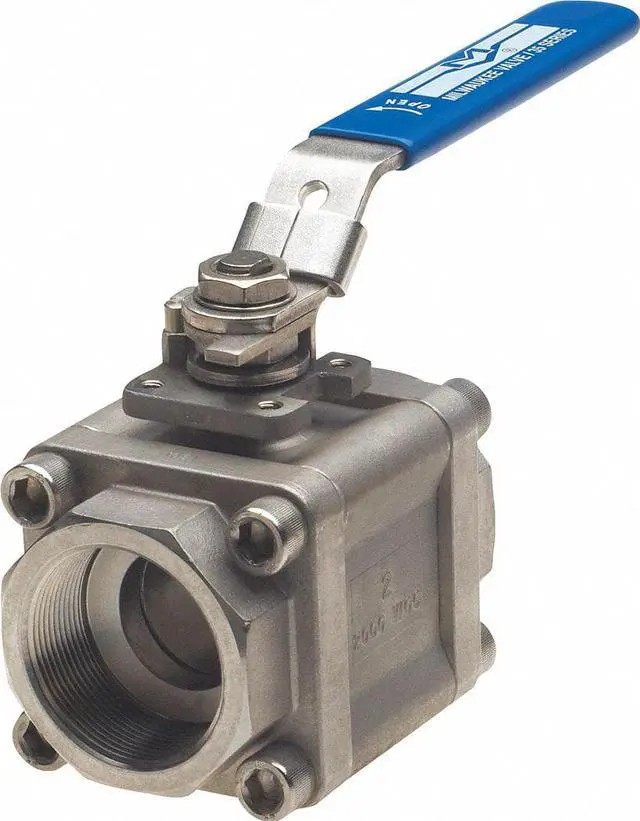 Alt view image 2 of 2 - MILWAUKEE VALVE 35FSSN0LL-012 Ball Valve,1/2" Tube Size,FNPT x FNPT