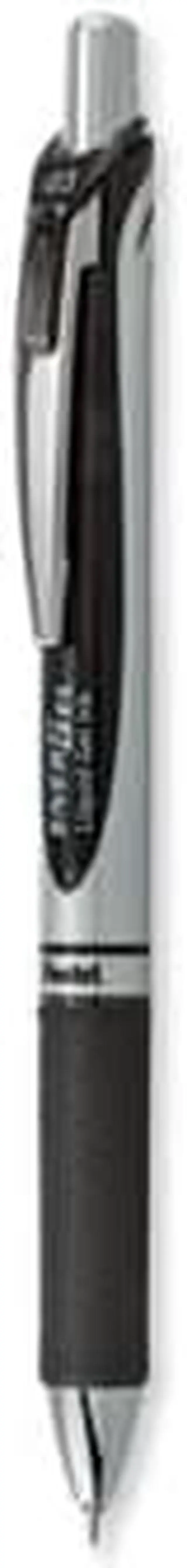 Alt view image 3 of 3 - Pentel EnerGel RTX Retractable Liquid Gel Pen, Extra Fine Line, Needle Tip, Black Ink ,12 pack (BLN73-A)