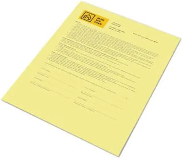 Alt view image 8 of 9 - Xerox Bold Digital Carbonless Paper 8 1/2 x 11 Canary 500 Sheets/RM 3R12437