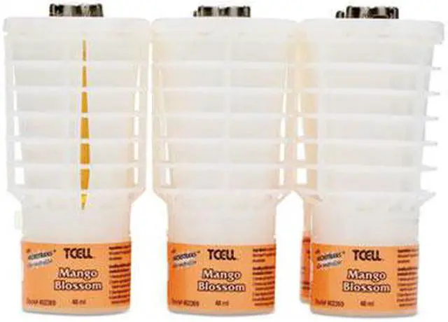Alt view image 4 of 8 - RUBBERMAID COMMERCIAL FG402369 Oil Air Fresh Refill,Mango Blossom,PK6