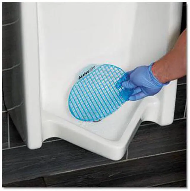 Alt view image 6 of 6 - Activeaire Deodorizer Urinal Screen, Coastal Breeze, Blue, 12/ctn