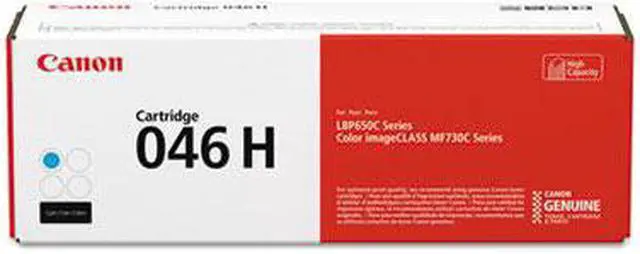 Alt view image 4 of 12 - Canon 046 High Yield Toner Cartridge - Cyan
