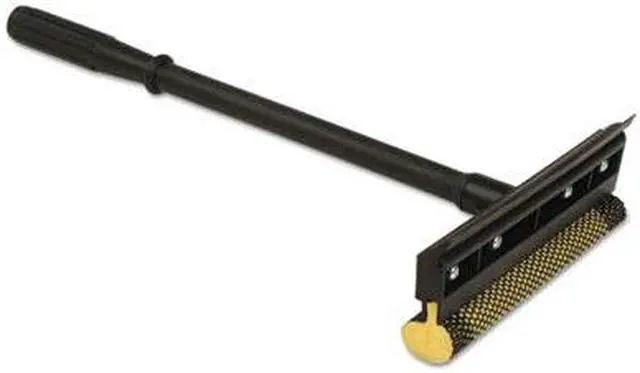 Alt view image 8 of 14 - Boardwalk General-Duty Squeegee 8" Sponge Head/Rubber Blade 16" Plastic Handle 816